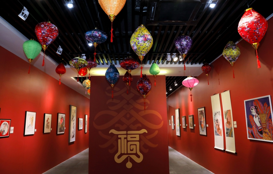 South Putuo Temple 2021 Spring Festival Couplets_Putuo District Jiangnan style_