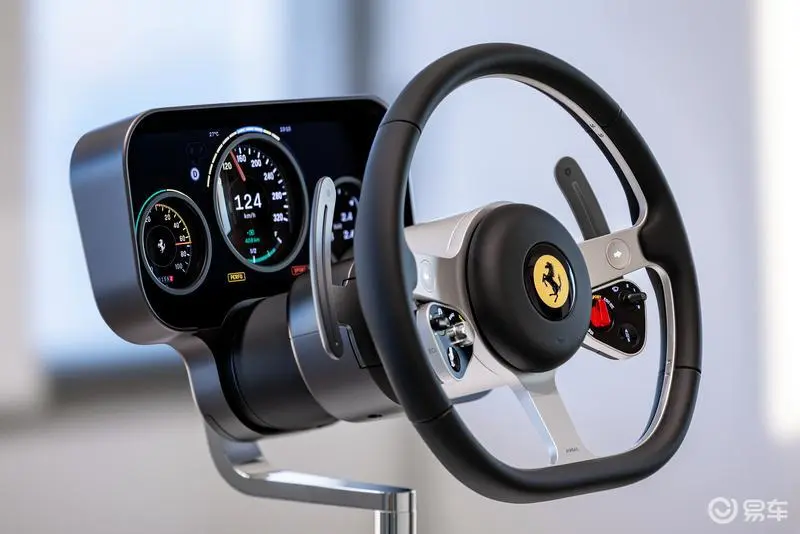 Detailed explanation of Ferrari Luce three-spoke steering wheel_Detailed explanation of Ferrari Luce interior design_luce