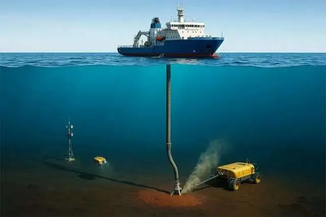 _Deep Sea Drilling Strange Fish Movie_Deep Sea Rare Earth Mining Ship