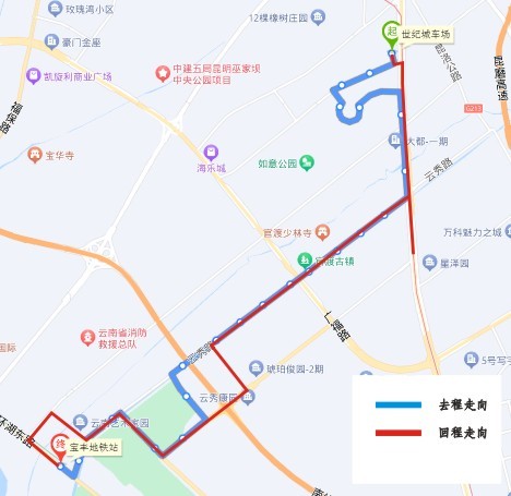Kunming Bus Route 106 Adjustment_How to transfer from Yun Normal University Longquan Campus to Kunming Bus Route 169_Kunming Bus K22 Route Adjustment