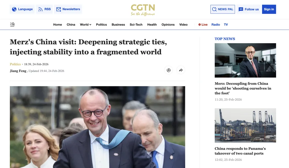 Merkel’s 13th visit to China__Germany’s Merck’s new crown