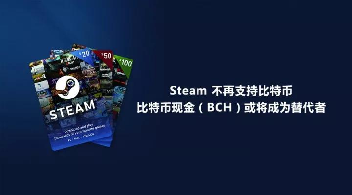 Steam Abandons Bitcoin Due To Handling Fees, BCH Regains Lost Ground With Low Price And Becomes Bitcoin-Lijin Finance