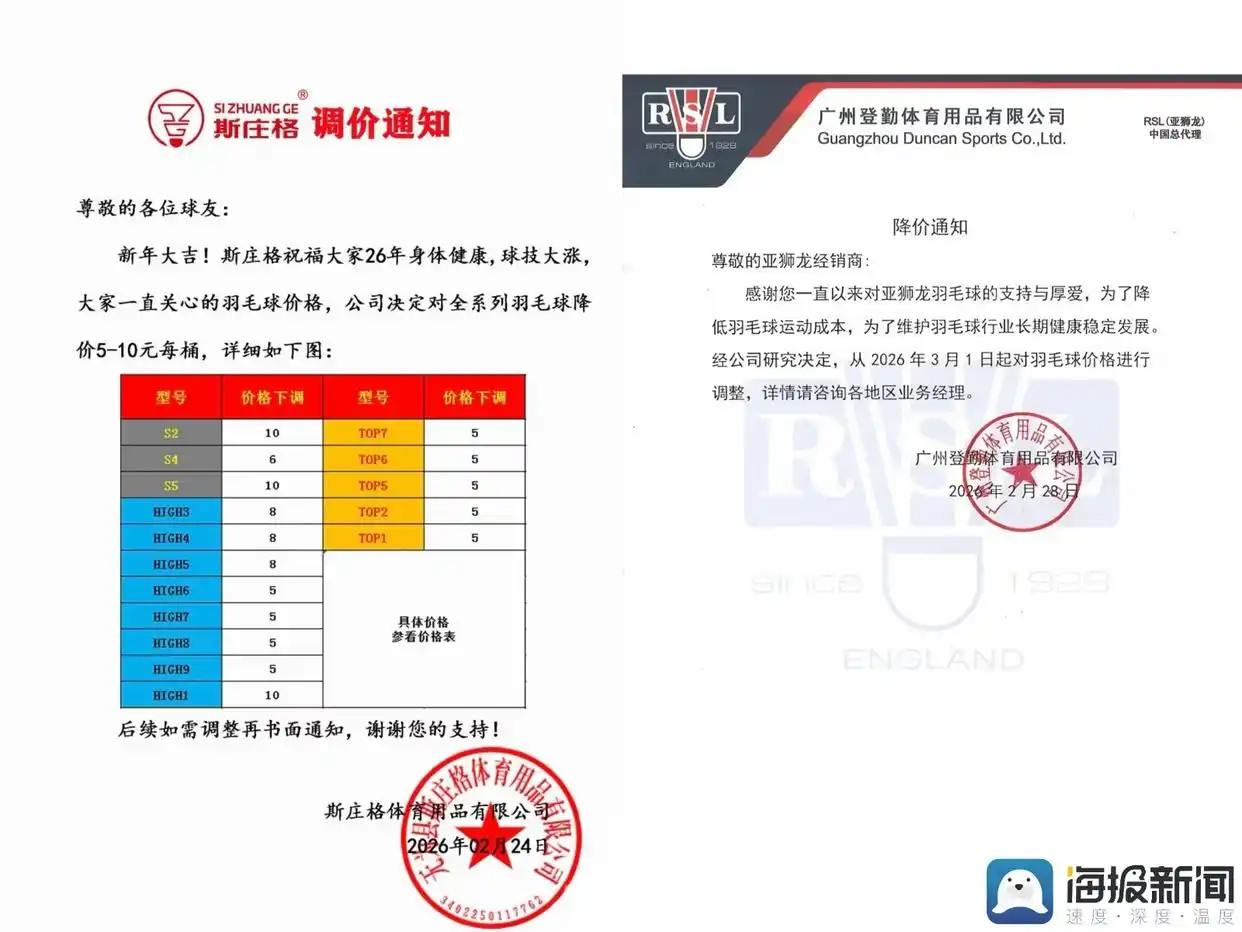Badminton price correction_Many types of badminton are now at the "lowest price in the past 365 days"_Badminton brand price reduction