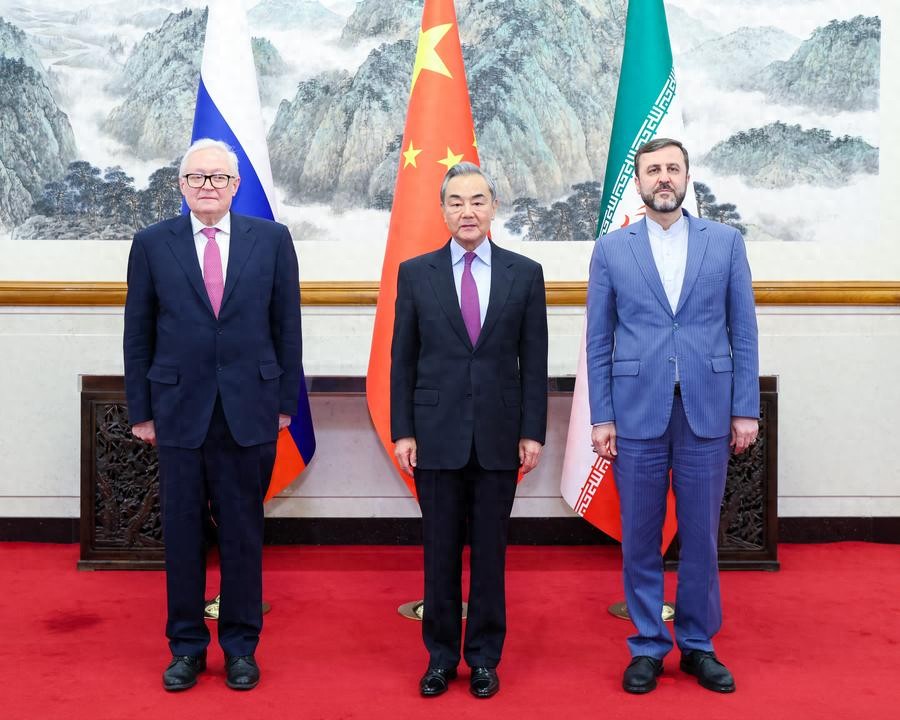 China Russia Iran nuclear meeting_Bitcoin current market situation price_Wang Yi Ryabkov Kazem Gharibabadi Beijing