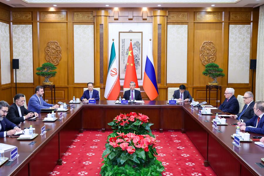 Wang Yi Ryabkov Kazem Gharibabadi Beijing_Bitcoin current market situation price_China Russia Iran nuclear meeting