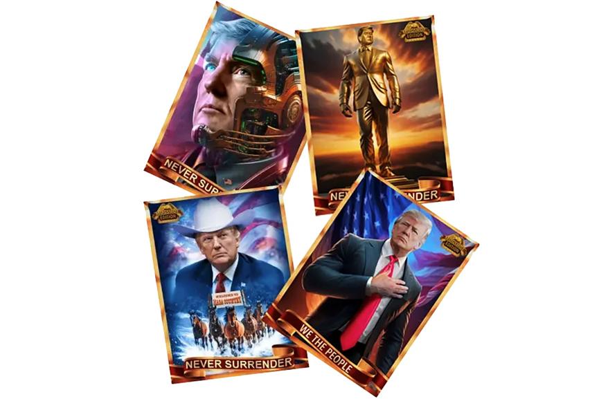 Trumps slogan, with a 16% increase within 24 hours