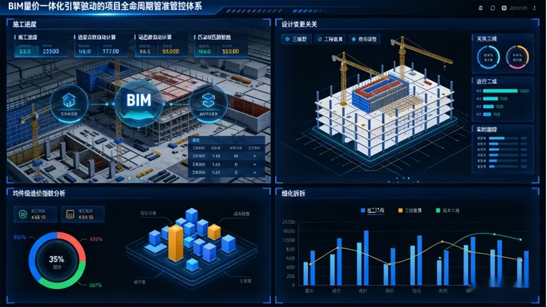 BIMAI深度融合算量计价方案_基于bim的项目建设成本动态监控系统设计与开发_建筑行业数字化转型算量计价